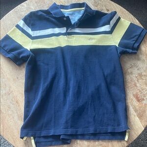 Chaps Navy and Yellow Polo Shirt